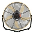 KoolFlo 20inch High Velocity Drum Fan with Wall Mount, Black
