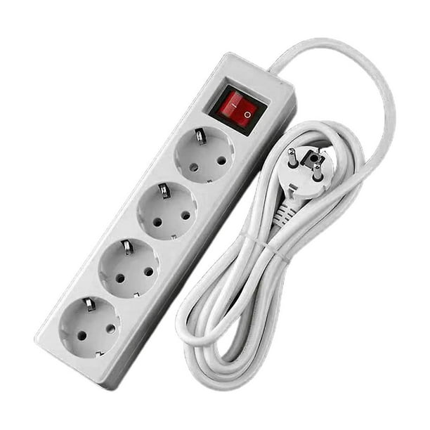 Eu Standard German Type Extension Socket Power Strip 2 Pin Plug