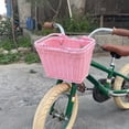 thumbnail image 4 of RUISINERY Removable Kids Bicycles Basket Colorful Bike Front Handlebars Storage Basket for Front Bicycles Mounting, 4 of 7