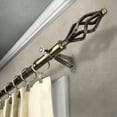 thumbnail image 2 of Archy 13/16" Bay Window curtain rod 20"-36", 38"-72" - Antique Brass,(ABay-41-4), 2 of 5