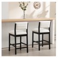 Killeryuki 26" Bar Stools Set of 2 Counter Height Bar Stools for