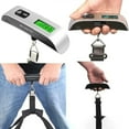thumbnail image 2 of 1 Uds pantalla LCD 110lb/50kg equipaje electrónico maleta colgante pesaje de viaje bolsa de equipaje equilibrio de peso báscula portátil Digital, 2 of 5