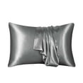 thumbnail image 2 of Livrdious Satin Silk Pillowcase for Hair and Skin Soft and Cooling Pillow Cases with Envelope Closure Gift for Women Men, 2-pack, 20"x28", 2 of 9