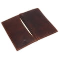 thumbnail image 6 of RFID Blocking Bifold Crazy Horse Leather Credit Card ID Holder Long Wallet, 6 of 9