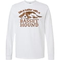 thumbnail image 3 of Inktastic Life is Better with a Basset Hound Long Sleeve T-Shirt, 3 of 5