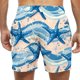 thumbnail image 4 of Kakii Men's Swim Trunks Hawaiian Bathing Mesh Lining Suit Swimsuits Beach Shorts with Pockets, 4 of 6