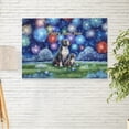 thumbnail image 2 of Happy New Year Pitbull Family Cheer Winter Midnight Firework Horizontal Matte Canvas Poster Terrier Dog Lover Wall Art Home Decor - 02025, 2 of 5