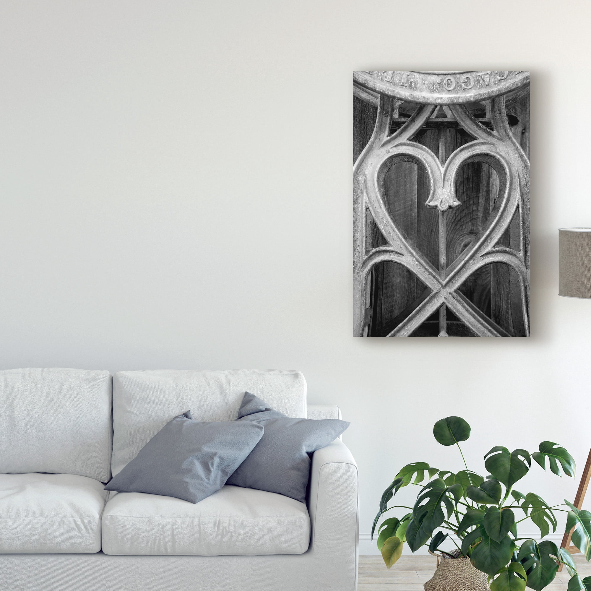 Trademark Fine Art 'Metal Heart' Canvas Art by American School