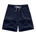 thumbnail image 1 of pstuiky Pantalones cortos para hombre, Pantalones cortos de poliéster de color liso para hombre, pantalones deportivos casuales para playa y exteriores Pantalones cortos para correr para hombre, 1 of 9