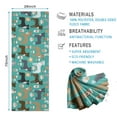 thumbnail image 2 of Cute Pitbull Terriers Dog and Coffee Hot Yoga Mat Towel Non Slip for Hot Yoga - Quick-Drying Yoga Mat Cover with 4 Corner Pockets with Travel Bag - Hot Yoga Towel Non Slip 70"x26", 2 of 6