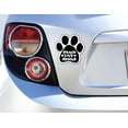 thumbnail image 3 of Peace Love Rescue Paw Magnet, 3 of 3