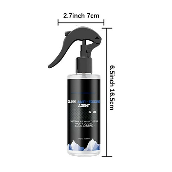 Eoozwa Car Windshield Treatment 100ml for Rain Fog Prevention Front Rear Glass Home Use Hydrophobic Coating Visibility Enhancer