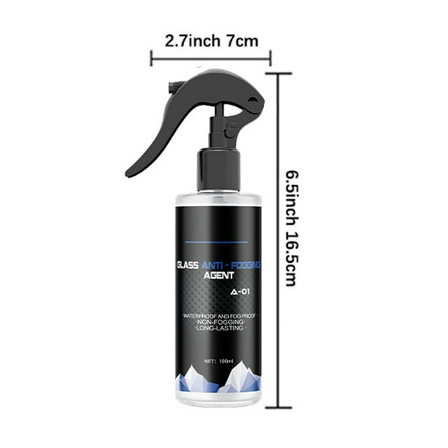 Eoozwa Car Windshield Treatment 100ml for Rain Fog Prevention Front Rear Glass Home Use Hydrophobic Coating Visibility Enhancer