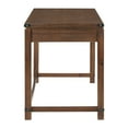 thumbnail image 3 of Baton Rouge  Sit-to-Stand Lift Wood Desk in Brushed Walnut Brown Finish, 3 of 3
