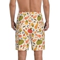 thumbnail image 4 of Lsque Fall Pumpkin Mens Sleep Pajama Shorts,Short Pajama Pants, Cotton Ultra-Soft Knit-XX-Large, 4 of 9