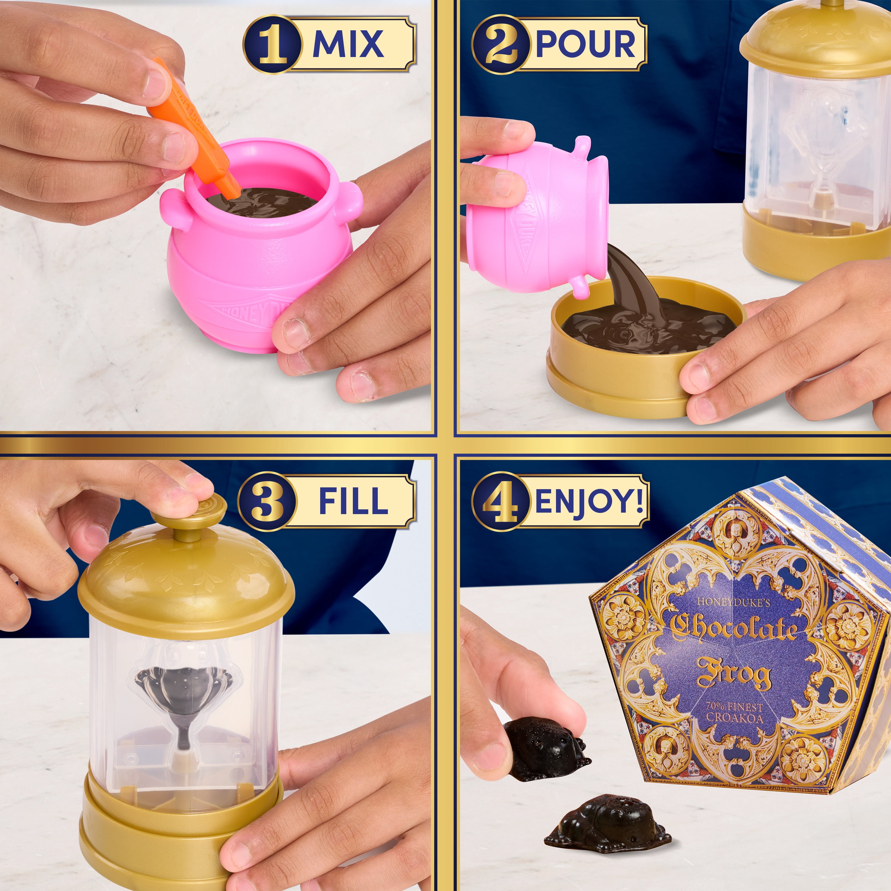 Harry Potter Honeydukes™ Candy Maker, Create Chocolate Frogs™, Jelly Slugs, and Bertie Bott’s Every Flavour Beans™, Mixes Included, Candy-Making Activity Set, Ages 8+