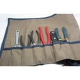 thumbnail image 4 of 12 Pocket Lightweight Canvas Tool Roll for Gouges, Chisels, Carpenters, Electricians, Mechanics, Handyman and more, 4 of 5