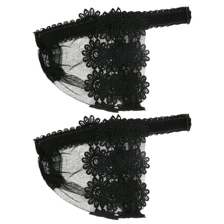 

1 Pair Detachable Shoe Straps Holder Loose High Heels Shoe Belt Band (Black)