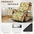thumbnail image 3 of TSOVTHRID Sunflower Butterfly Letter Print Recliner Covers Recliner Soft Sofa Slipcover Reclining Couch Chair Non Slip Lazy Boy Recliner Covers Fitted Reclining Slipcovers Single-Seater, 3 of 7