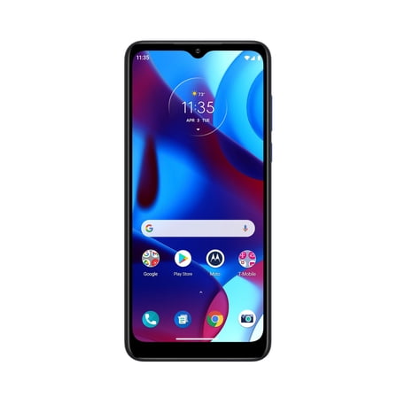 Pre-Owned Metro by T-Mobile Motorola Moto G PURE, 32GB, Blue - Prepaid Smartphone