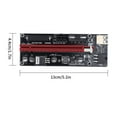 thumbnail image 2 of facefd PCI-E Adapter Board USB 3.0 1X to 16X GPU Extender LED Light Card Portable Mini Video Computer Desktop PC Spare Blue USB Cable, 2 of 8