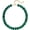 Green, variant on Colorful Beaded Necklace for Women Unique Resin Beads Choker Necklaces Boho Statement Chunky Necklace Summer Vacation Jewelry