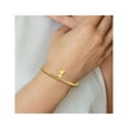thumbnail image 2 of 14K Yellow Gold Cat Mesh Stretch Bracelet, 2 of 4
