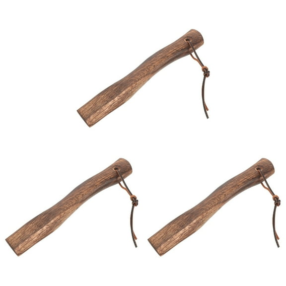 3pcs Wood Hatchet Handle Wooden Handle Wooden Hatchet Handle for Replacement