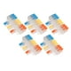 thumbnail image 3 of Kit de 5 conectores de cable de palanca de 3 a 9 piezas, conector de cable de cableado rápido, bloque de terminales de conductor a presión, 41 A, 450 V, 3 of 14