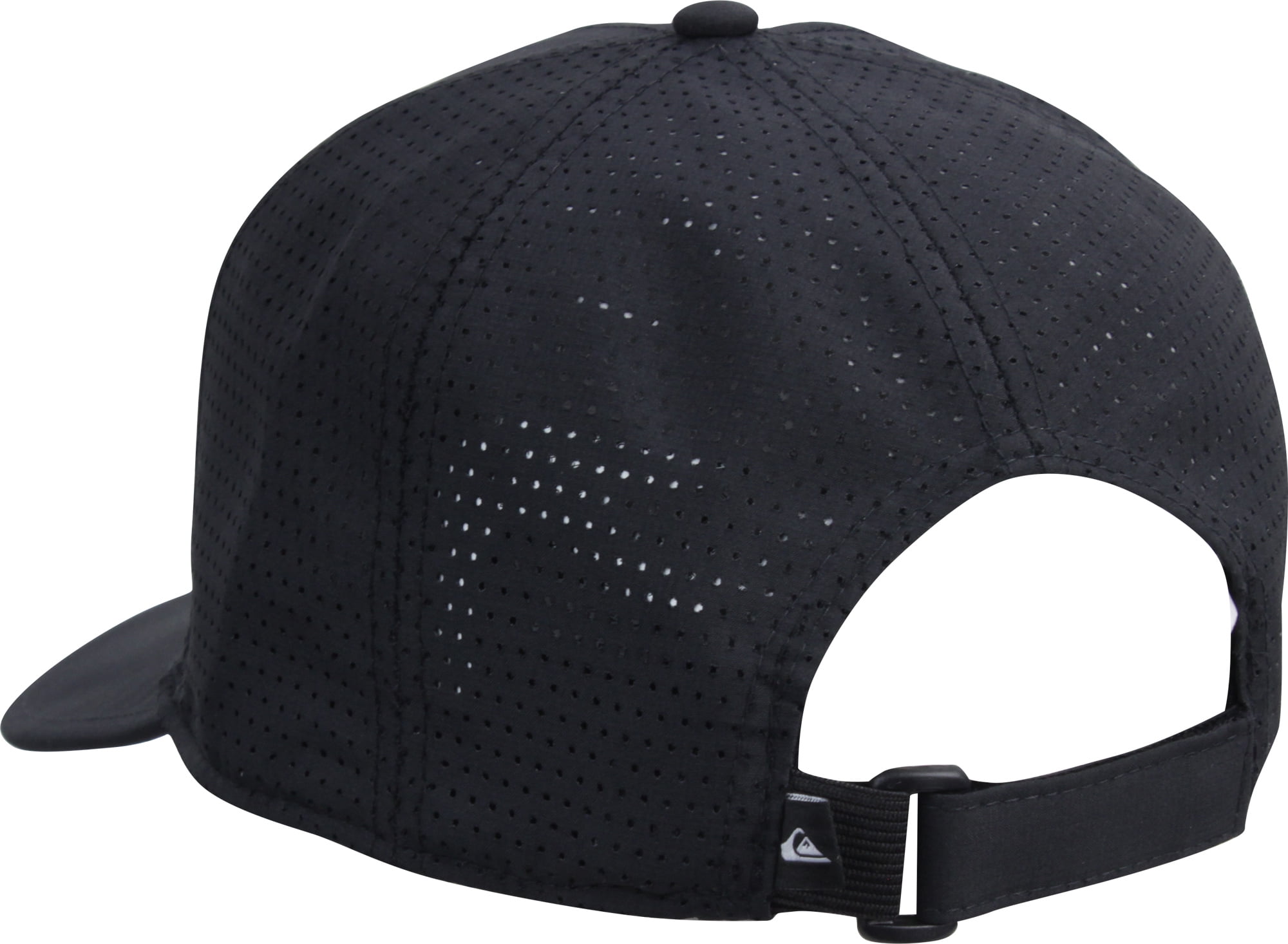 Strapback Black Adjustable Quiksilver Stashin Tech Hat - Mens