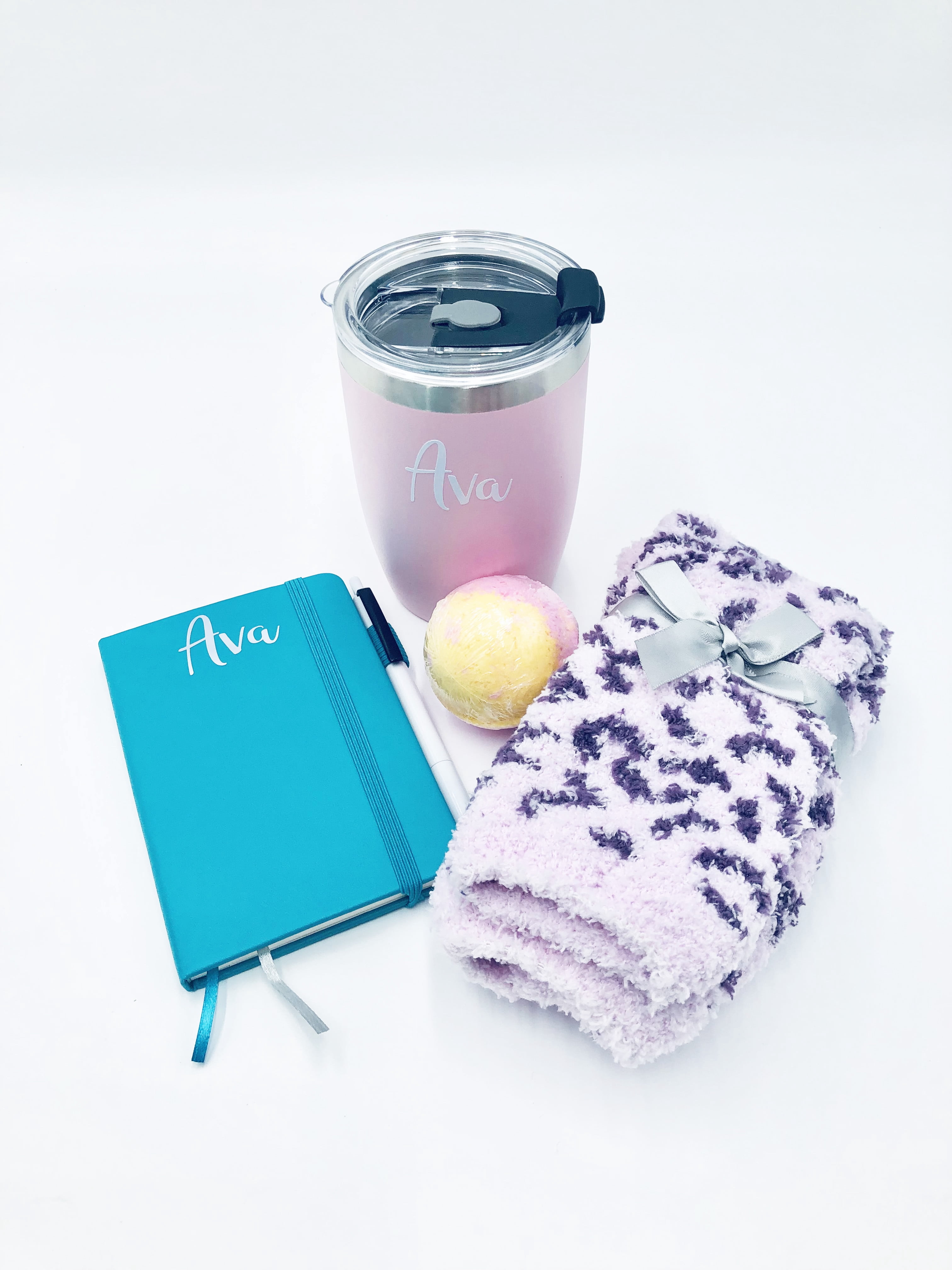 Timeless Desserts Yoga Gift Basket for Kids, Pink, Yoga Theme, Birthday, Health & Wellness