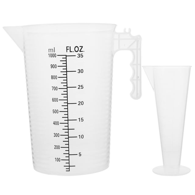 2 piezas de básculas medidoras prácticas, tazas, jarra transparente, accesorio de cocina