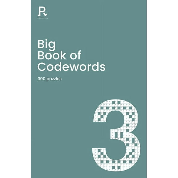 Big Book of Codewords Book 3 Richardson Puzzles and Games (Paperback)