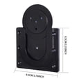 thumbnail image 6 of sunsanly 1 Set Dartboard Wall Mounting Bracket with Ruler Foot Pad Nail Long Short Screw Professional Universal Dartboard Hanging Holder Installation Accessories Kit, 6 of 8