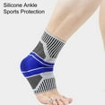 thumbnail image 1 of 1Pc Ankle Sleeve Comfortable Breathable Adjustable Anti-slip Elastic Bandage Joint Stability Sweat Absorption Elastic Knitted Sports Ankle Support for Sports, 1 of 7