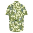 thumbnail image 6 of XFLWAM Womens Casual Short Sleeve Button Down Shirts Summer Cotton Solid Color Top Blouses with Pockets Light Green L, 6 of 6