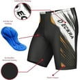 thumbnail image 2 of Mens Cycling Shorts 4D Gel Padded Bicycle Riding Summer Gym Training Shorts Biking Half Knicks, 2 of 5