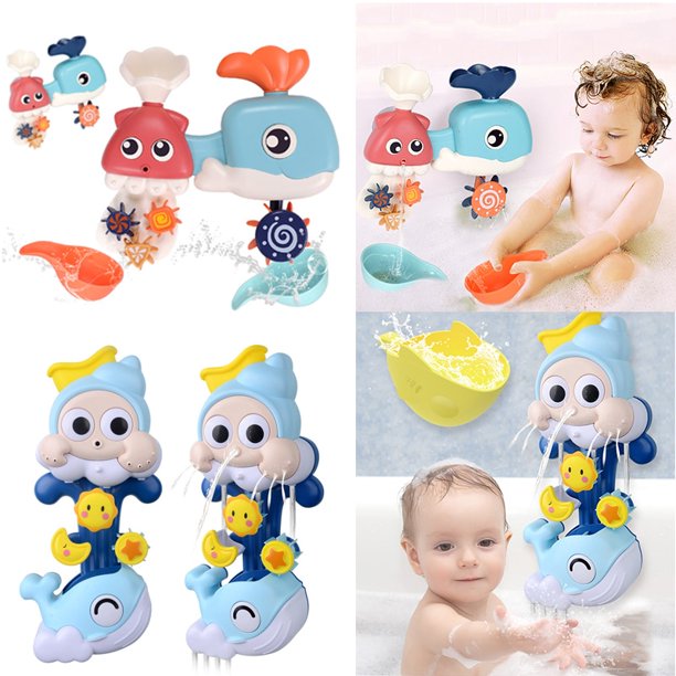 Bath Toys Interactive Shower Water Beach Toy Swimming Water Toys Child's Play Educational for Children Bathroom toy for children zhangmengya LED