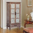 thumbnail image 3 of Living Room Cabinets 55.12'' Tall Tower Storage Cabinet - Rustic Wood Sideboard Pantry Cabinet - Versatile Buffet Cabinet with Storage for Home Decor and Organization chic cabinet with two doors and, 3 of 7
