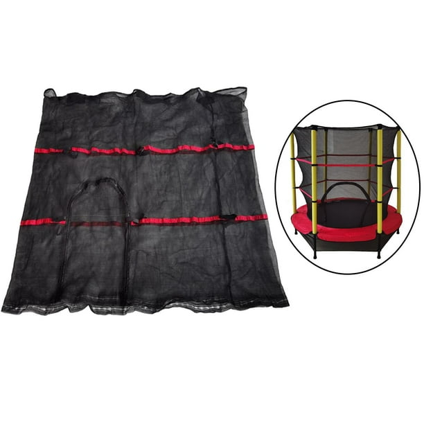 Red Protectora de 55 Pulgadas Macarena Redonda Universal para Saltar 130 cm Negro