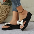 thumbnail image 6 of NOKIO Women's Wedge&nbsp;Sandals Female Long Slipper Socks For Women Summer Solid Color Slip On Casual Open Toe Flat Soft Slipper Socks For Women Indoor, 6 of 6