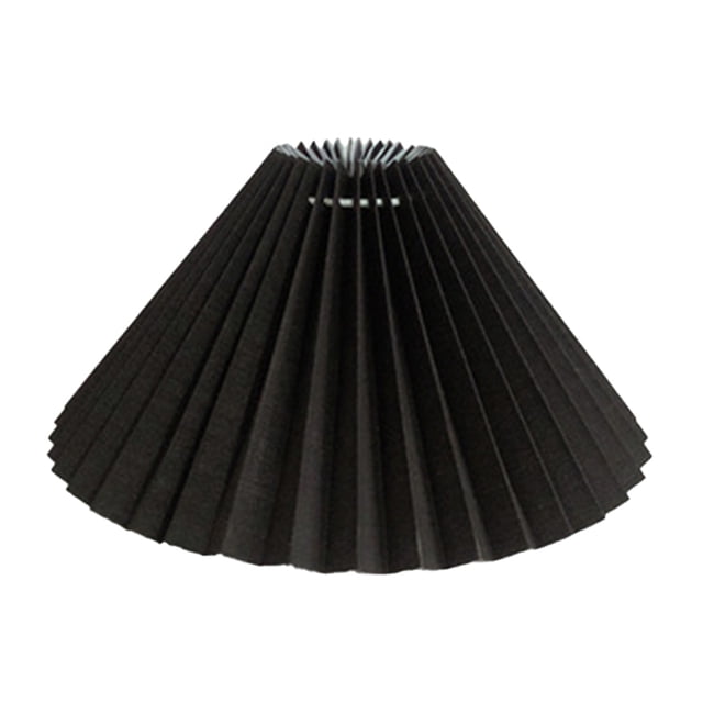 CAROOTU Pleated Lampshade E27 Light Cover Japanese Style Fabric Table Lamp Ceiling Decor