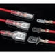 thumbnail image 4 of Kit de empalme eléctrico, conector de horquilla de cable macho-hembra de alta conductividad con bloque de terminales de crimpado para un cableado fácil, cobre rojo estañado grueso antioxidante que, 4 of 5