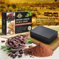 thumbnail image 2 of yelldesk African Black Soap, Organic African Black Soap For Acne & Dark Spots, African Black Soap Cleansing Bar, Gentle Exfoliating, Ideal for All Skin Types, Milled for Smooth Lather, Cruelty-Free, 2 of 8