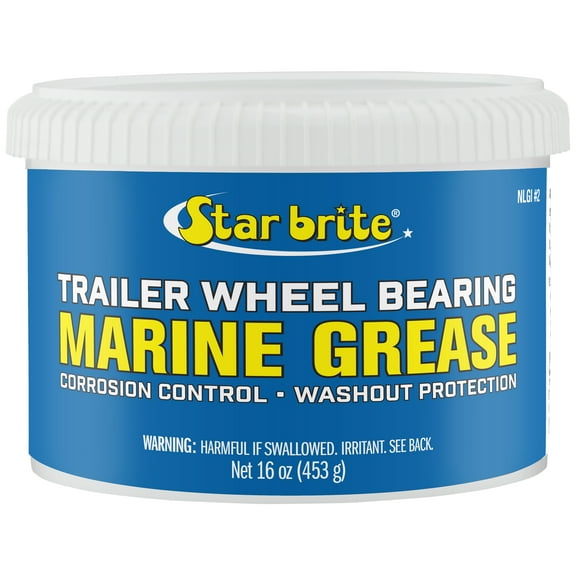 Star Brite Wheel Bearing Grease N.L.G.I. #2, Machine & Tool Lubricant, 1 lb Can