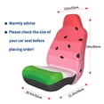 thumbnail image 3 of Wukai Watermelon Full Set Car Seat Covers with Soft Padding Universal Auto Front Seats Protector and Cushion Mat, 3 of 5