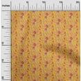 thumbnail image 2 of oneOone Viscose Jersey Yellow Fabric Floral Sewing Craft Projects Fabric Prints By Yard 60 Inch Wide, 2 of 5