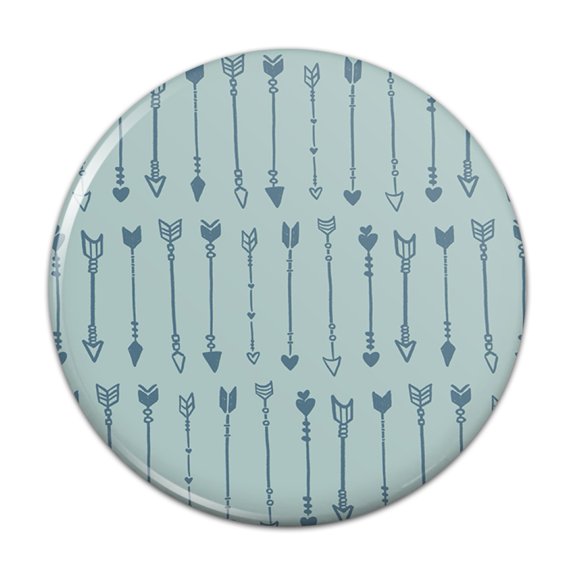 Artsy Arrows Hand Drawn Sketchy Pattern Pinback Button Pin