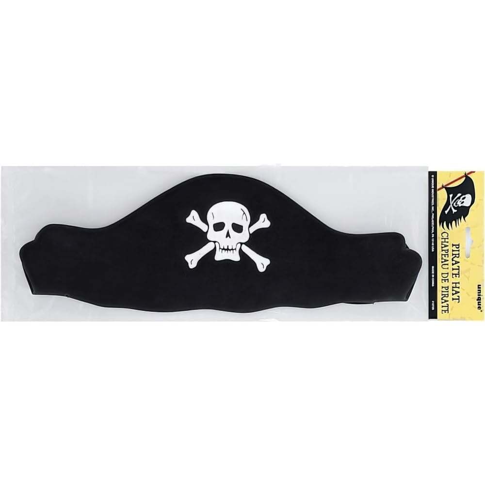 Foam Pirate Hat, 1ct