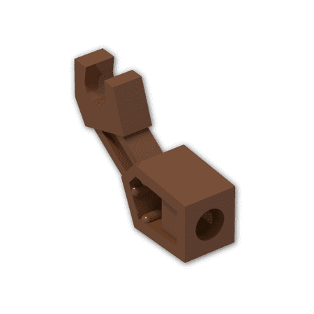- Brick Building Sets Original LEGO® Parts: Minifig Body Part, Mechanical Arm #98313 (Reddish Brown)